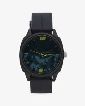 men water-resistant analogue watch - nr77086pp12w