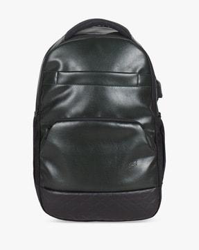 men water-resistant backpack with rain cover