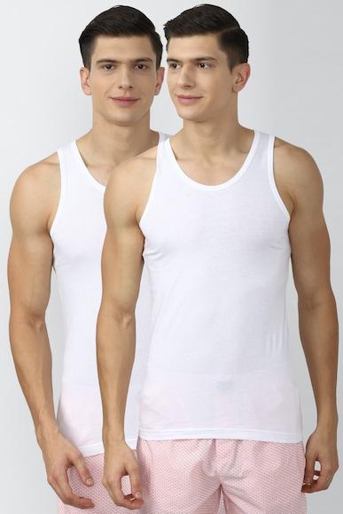 men white solid vest