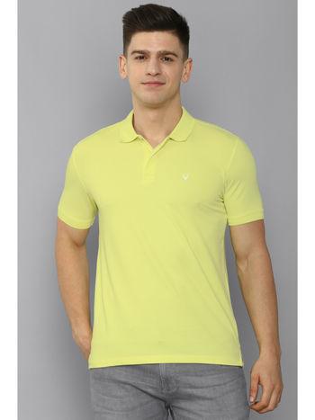 men yellow t shirt