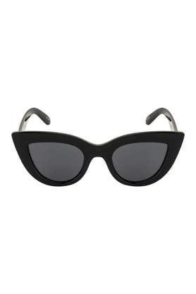 men,women full rim polarized & uv protected cat eye sunglasses - axio-black