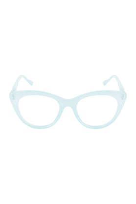 men,women full rim regular lens rectangular prescription eyewear frames - doris- low blue
