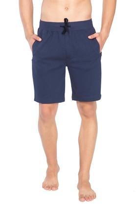 men's 2 pocket solid shorts - navy
