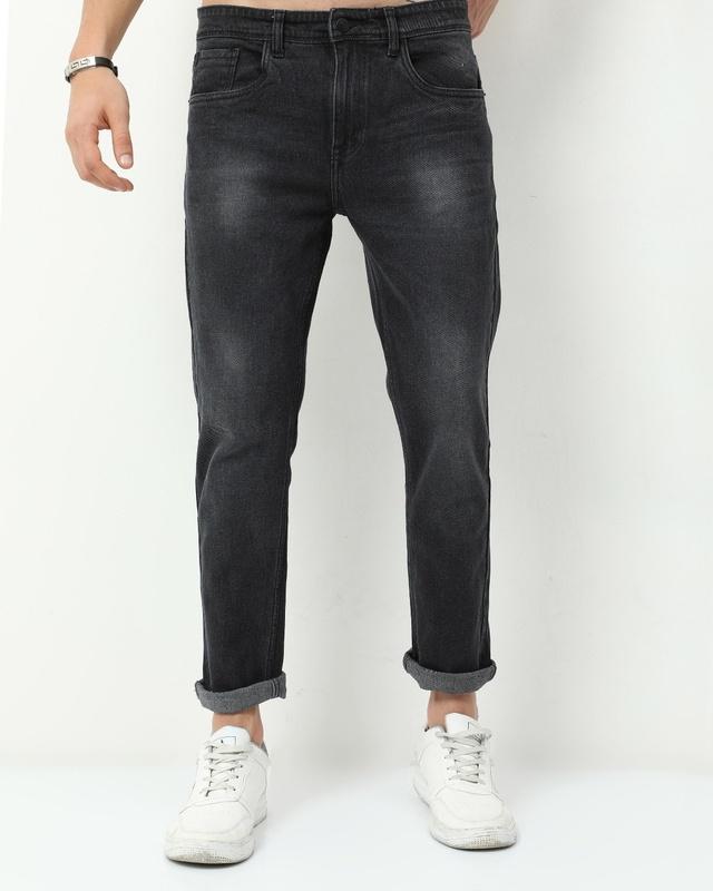 men's black slim fit jeans