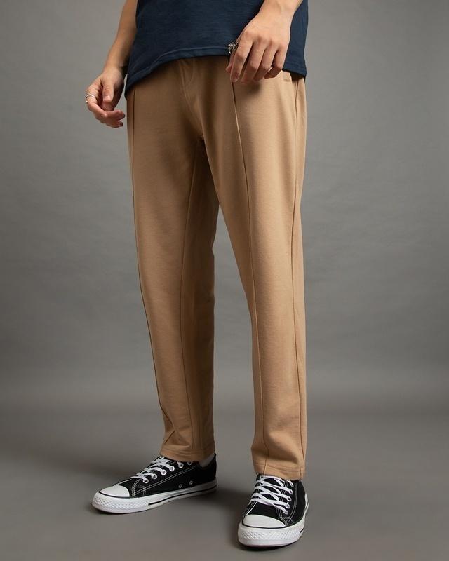 men's brown track pants