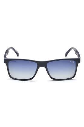 men's full rim polarized rectangular sunglasses