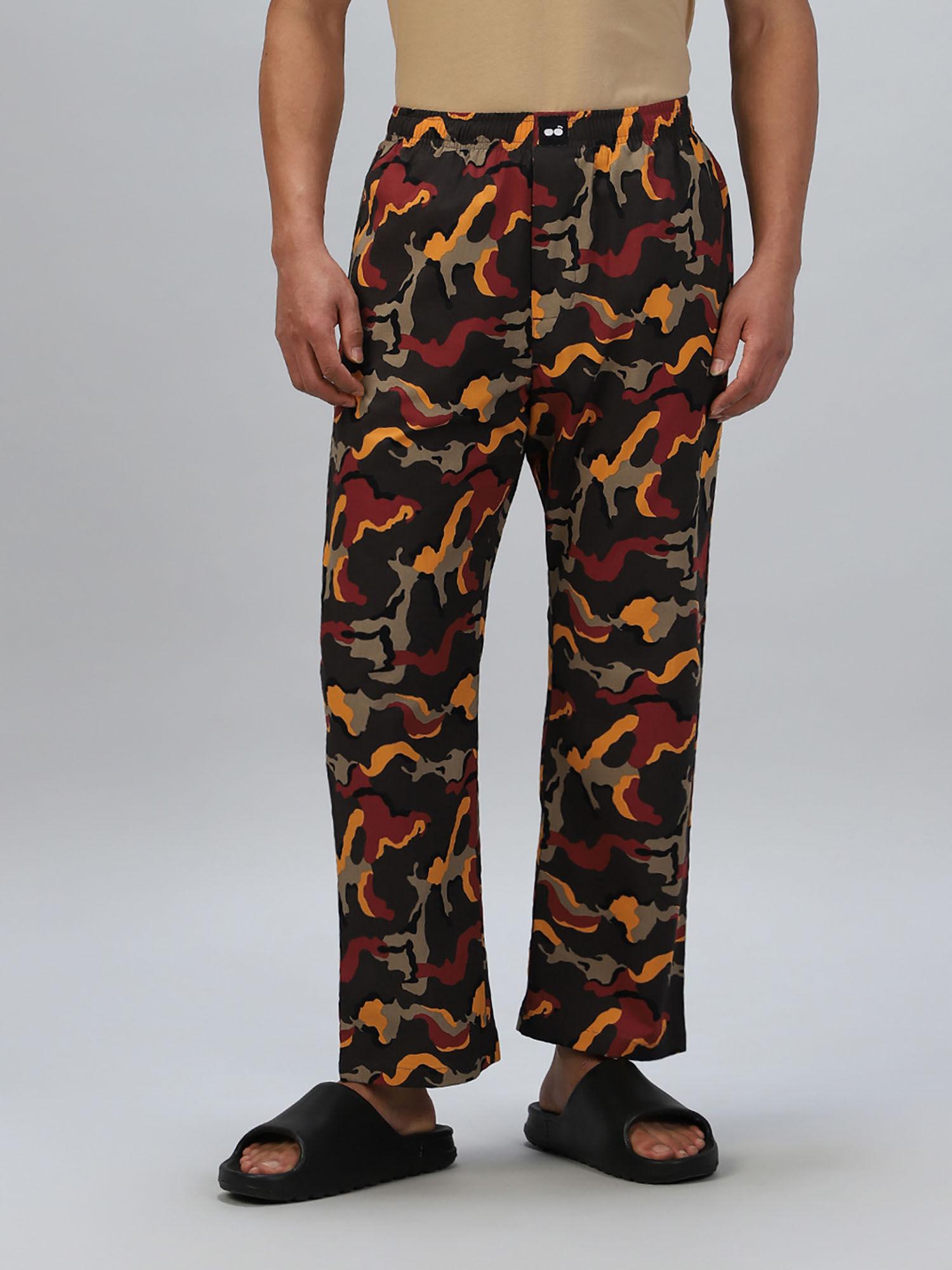 men's multicolor all over printed pyjama