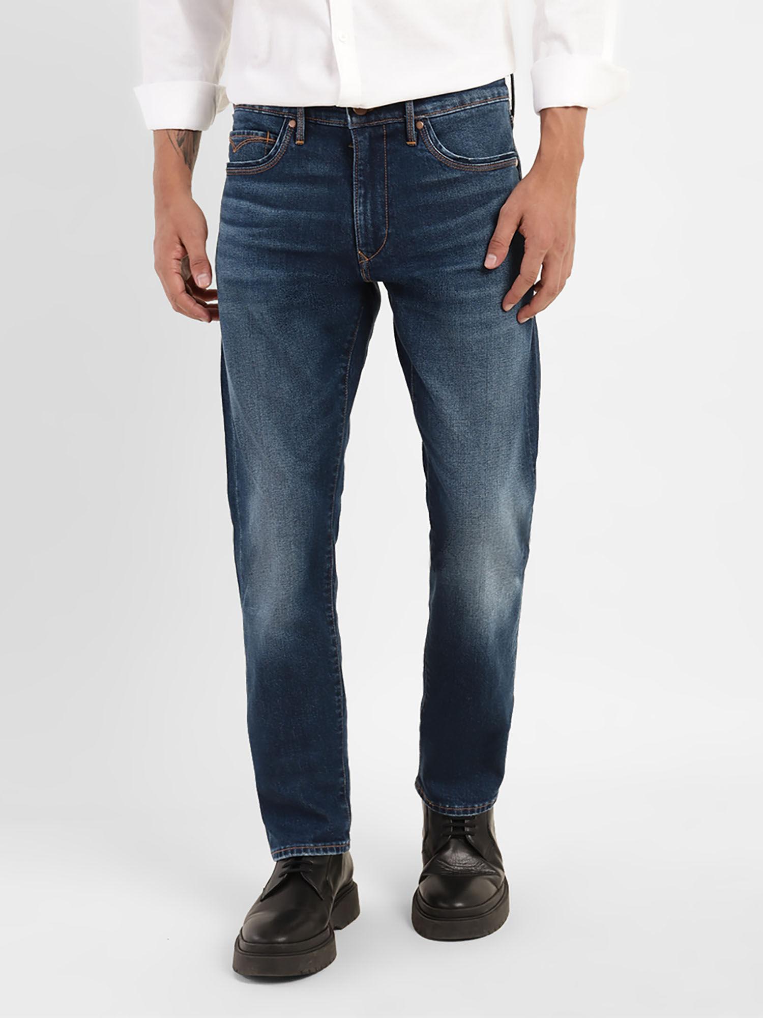 men's 511 dark blue slim fit jeans