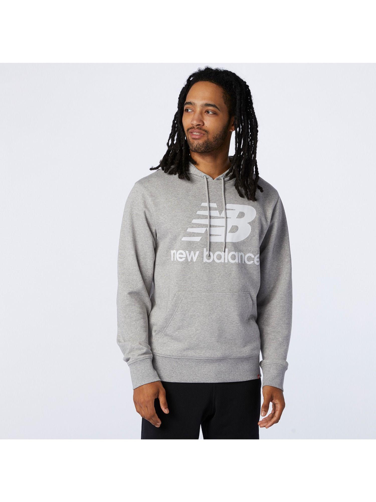 men's athletic grey hoodie