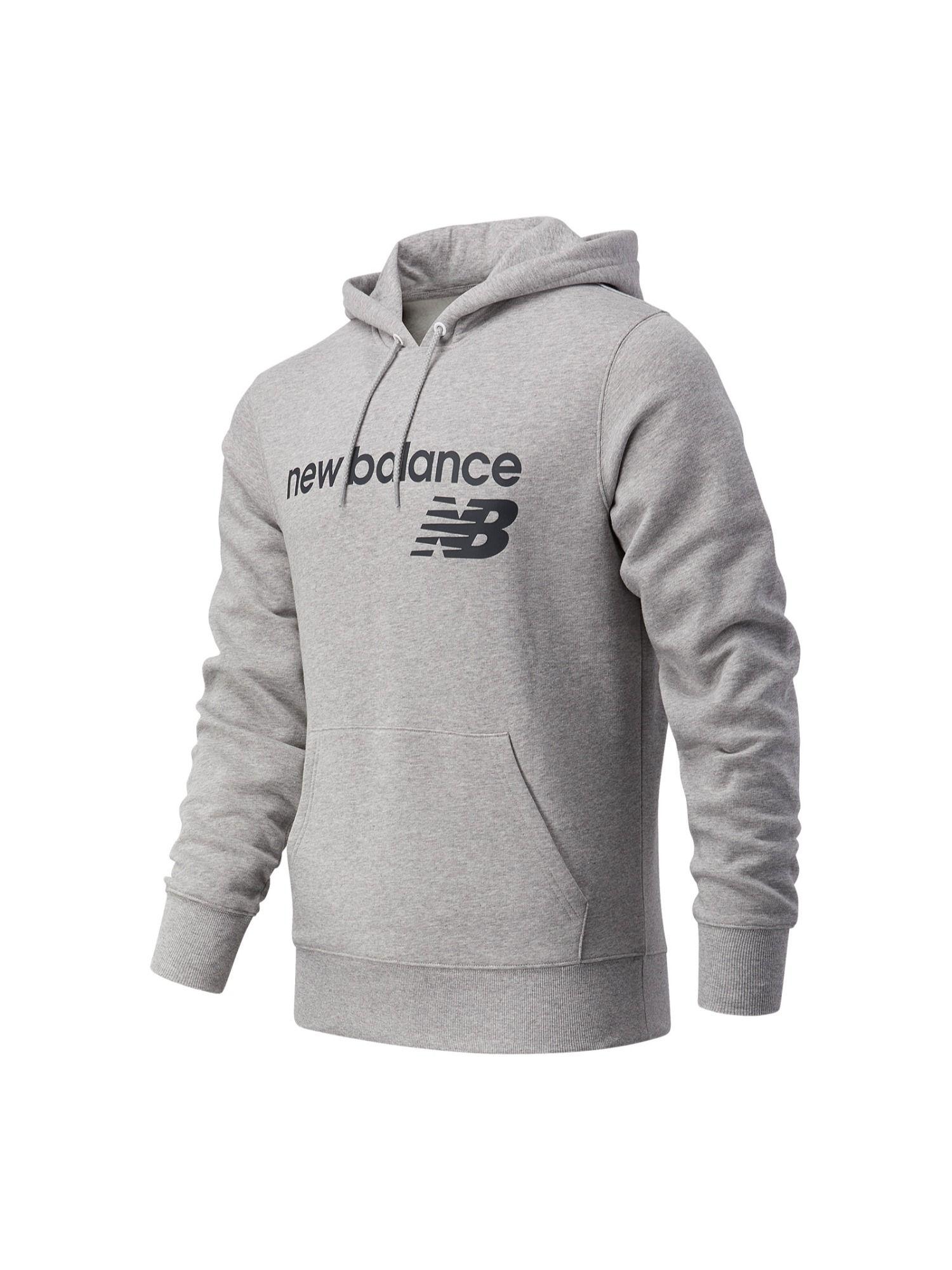 men's athletic grey hoodie