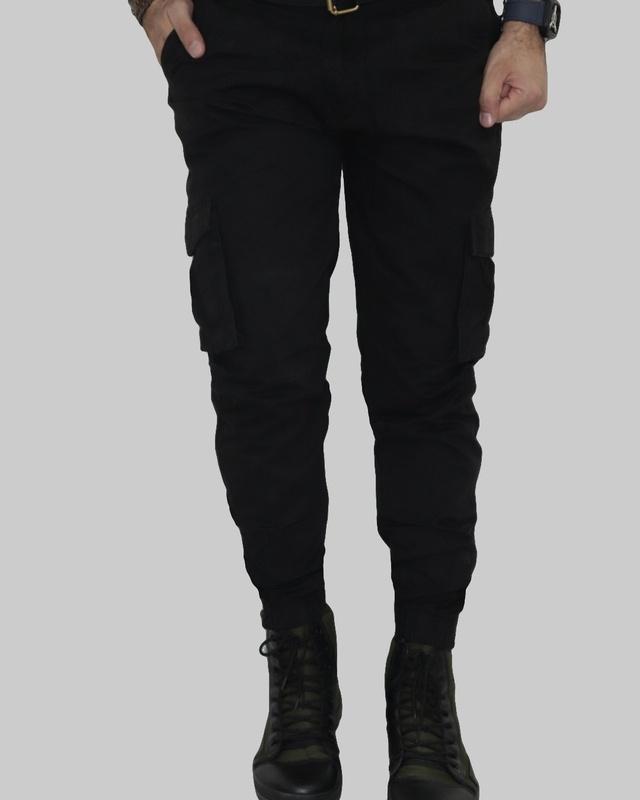 men's black cargo pants