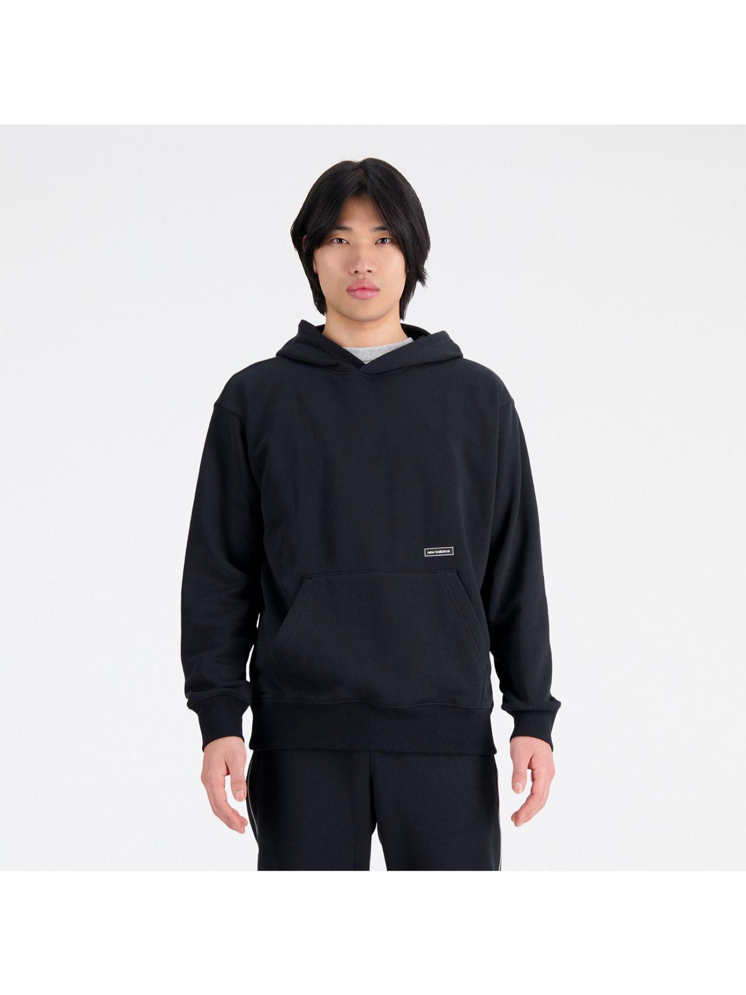 men's black hoodie