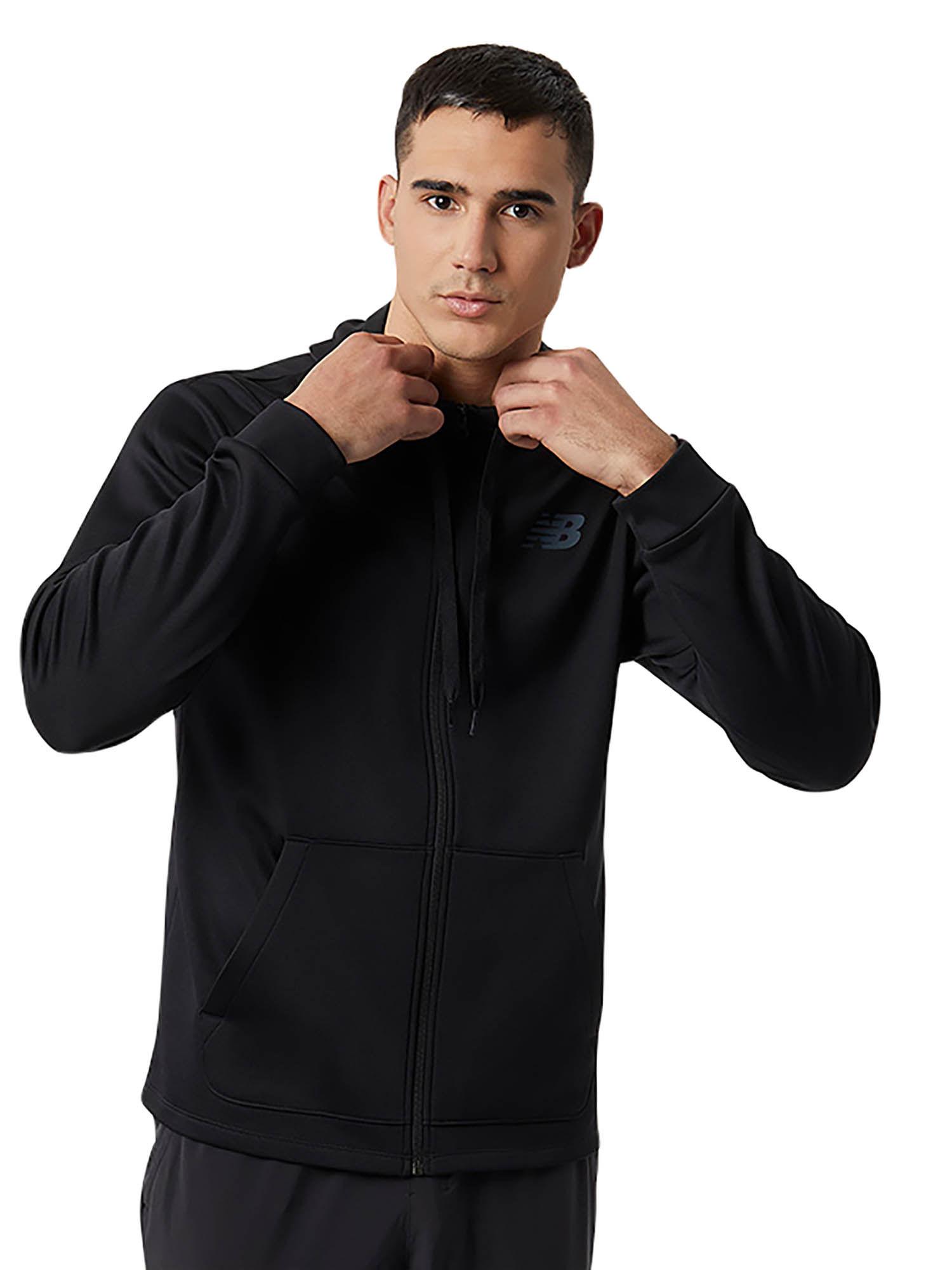 men's black hoodie