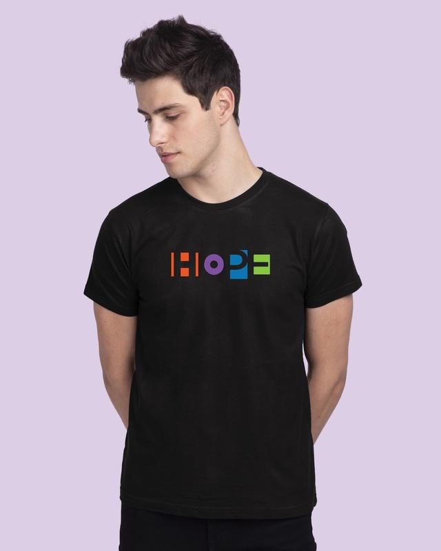 men's black hope t-shirt