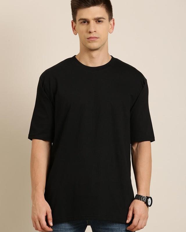 men's black oversized t-shirt