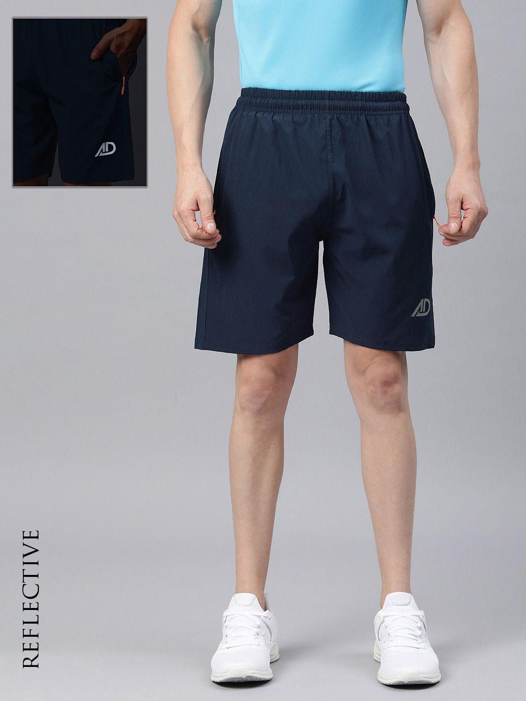 men's blue running sports shorts