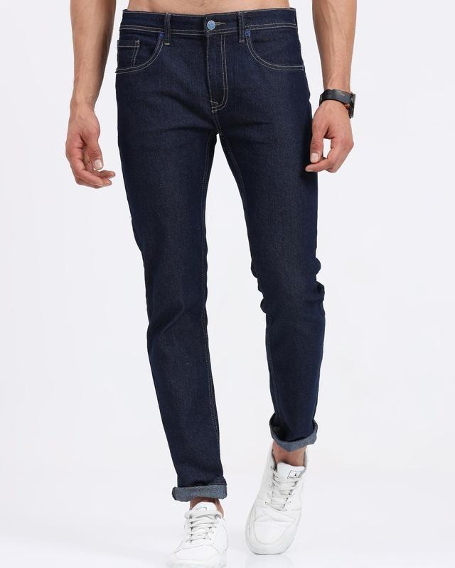 men's blue slim fit jeans