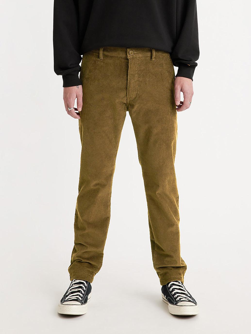 men's brown slim fit chinos