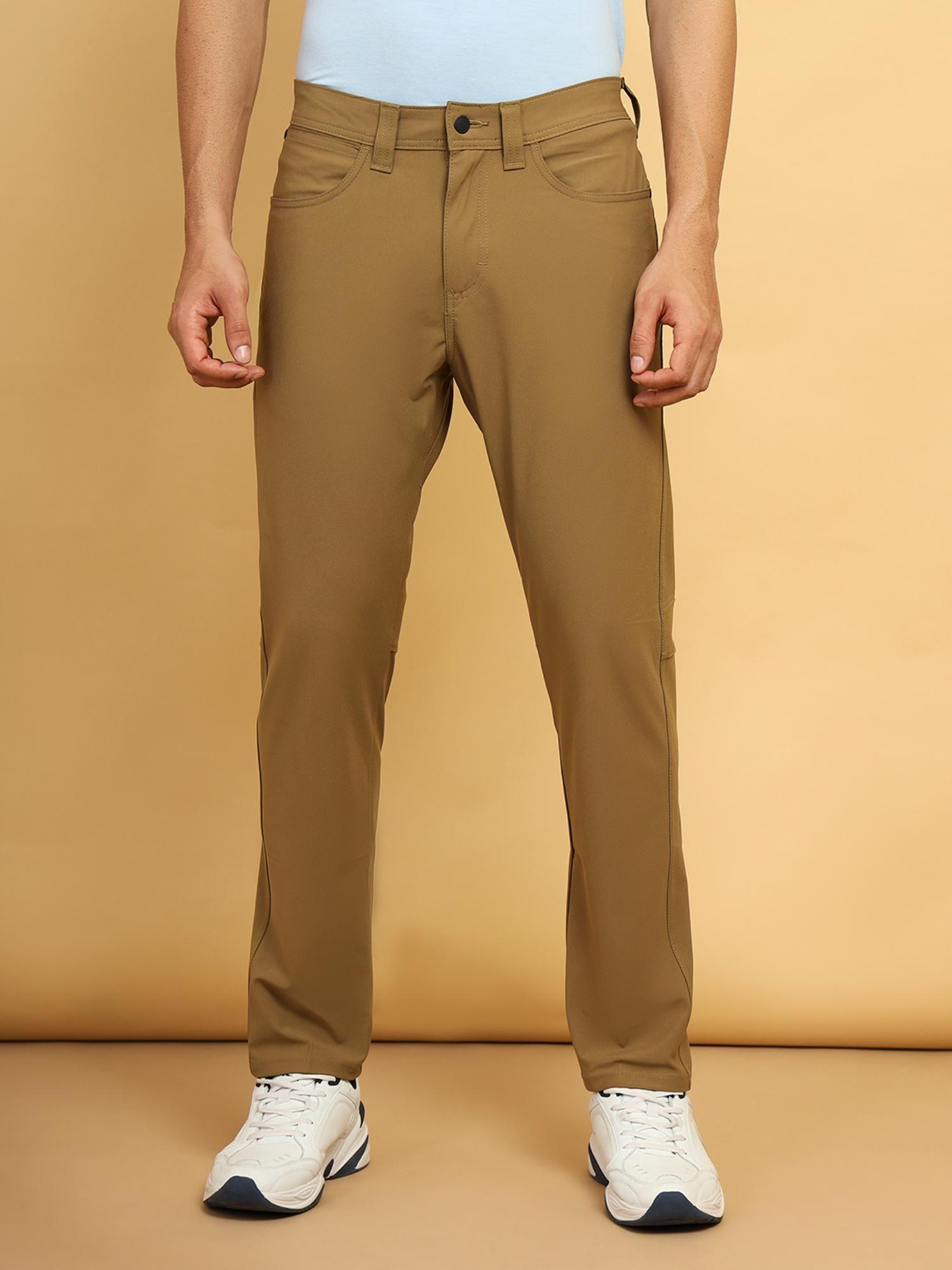 men's brown trousers