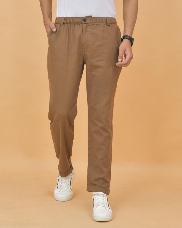 men's brown trousers