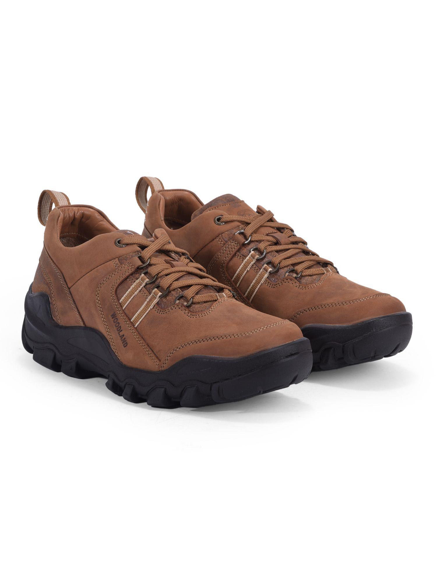 men's cashew brown trekking shoes