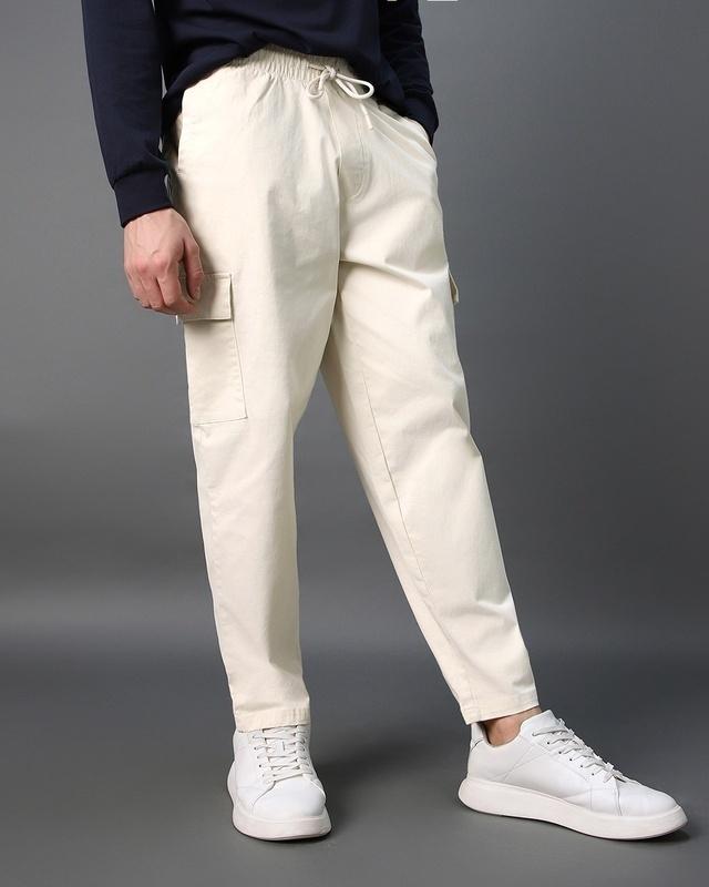 men's gardenia oversized cargo pants