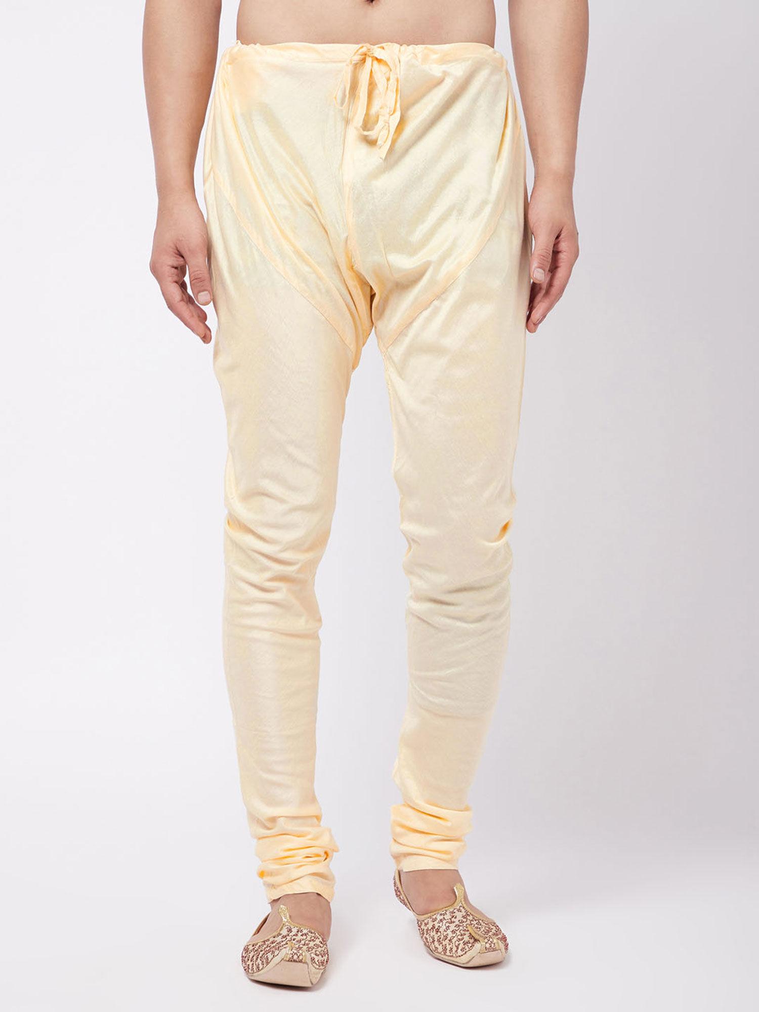 men's gold viscose blend pyjama