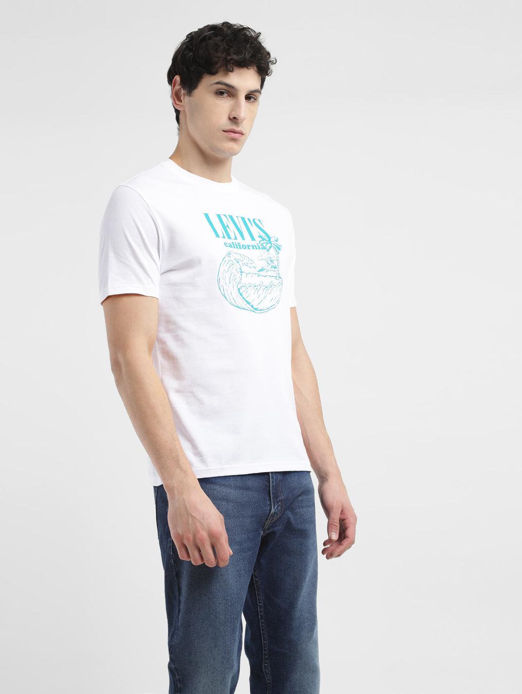 men's graphic print crew neck t-shirt