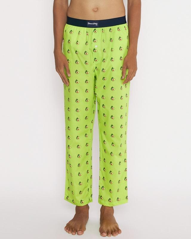 men's green bravocado printed pyjamas