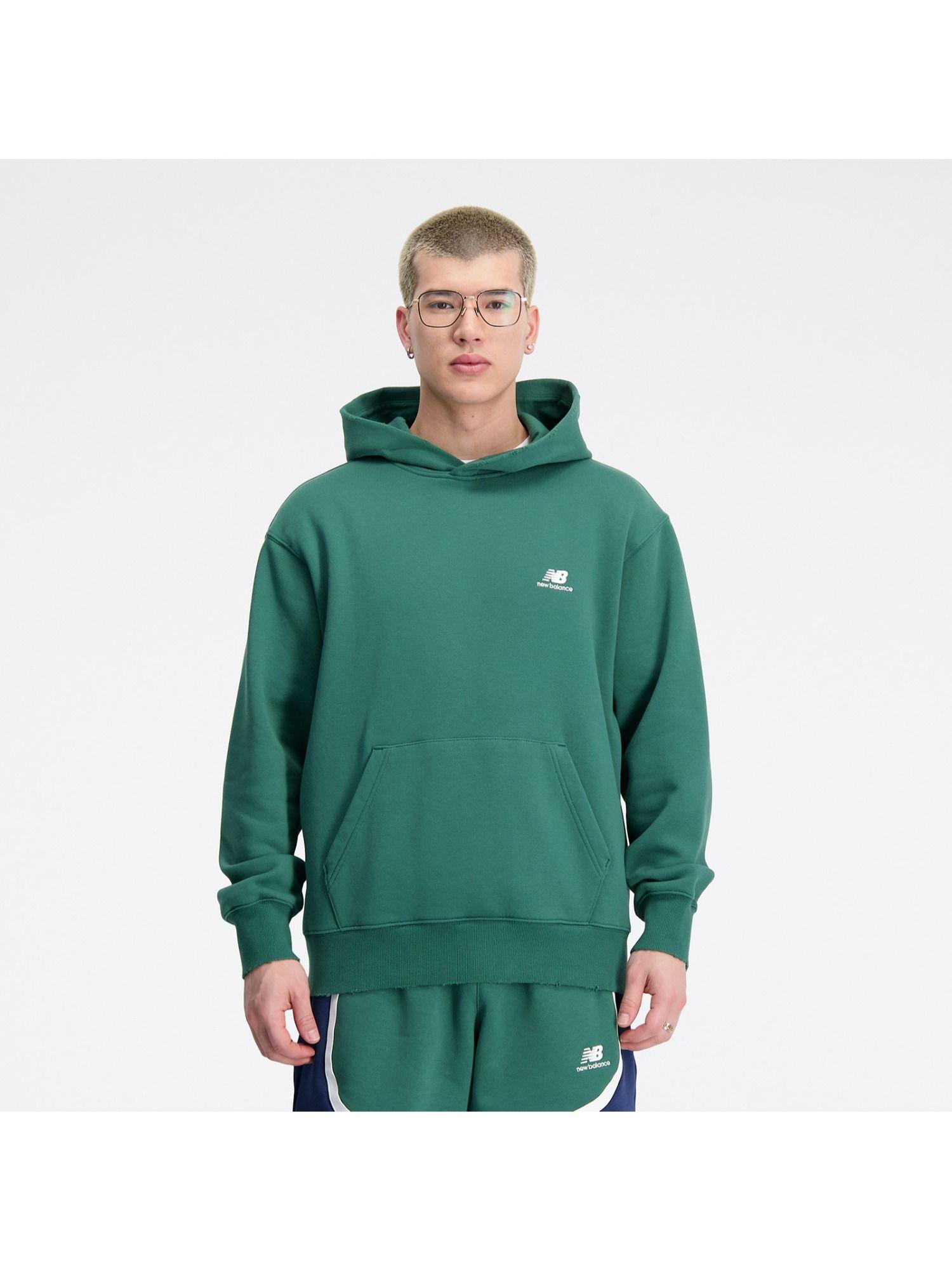 men's green hoodie