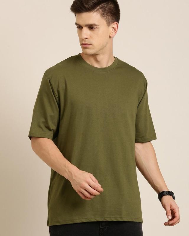 men's green oversized t-shirt