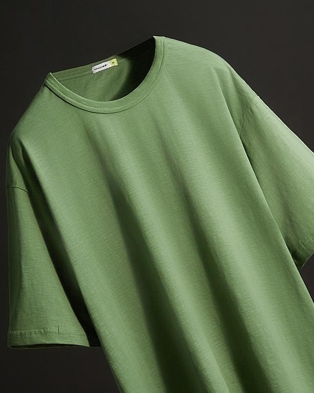 men's green oversized t-shirt