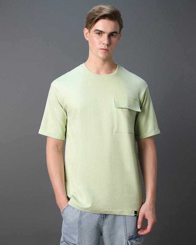 men's green oversized t-shirt