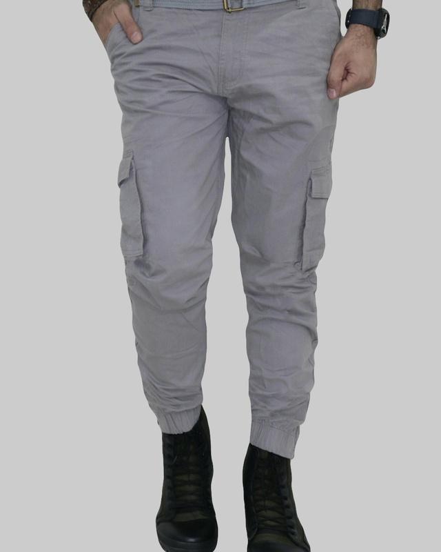 men's grey cargo pants
