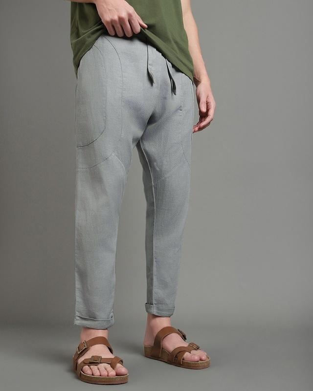 men's grey hippy pants