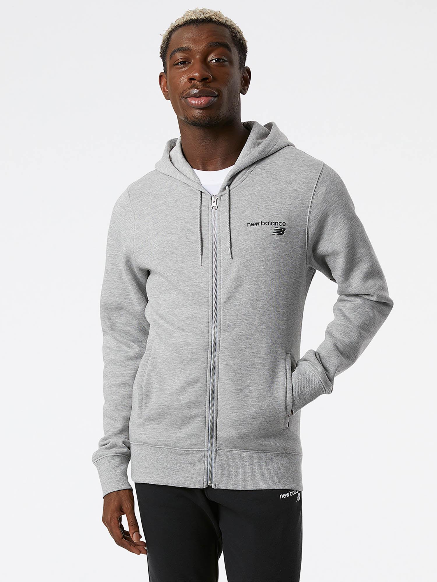 men's grey hoodie