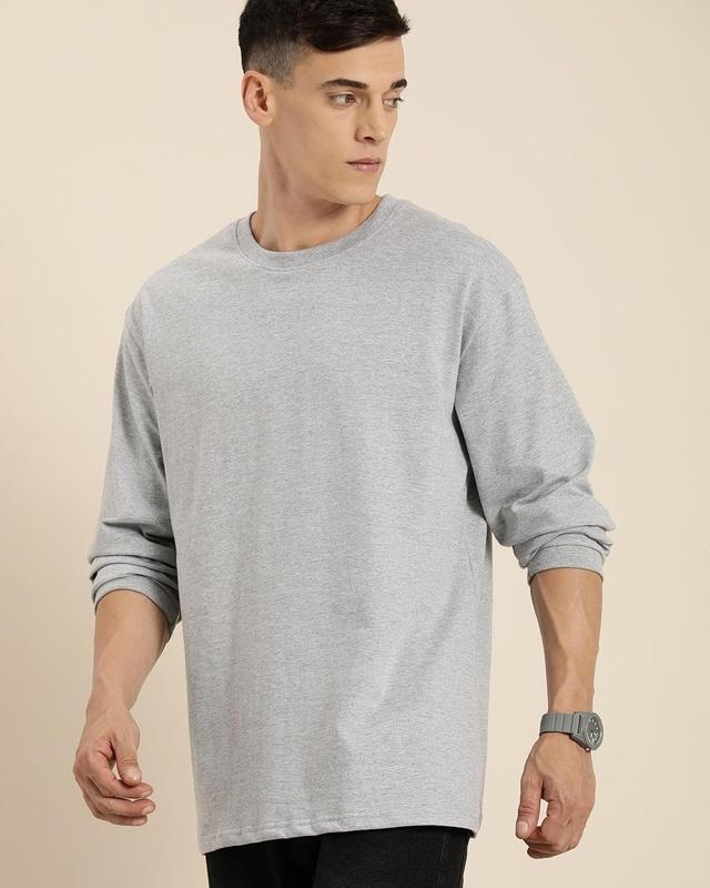 men's grey oversized t-shirt