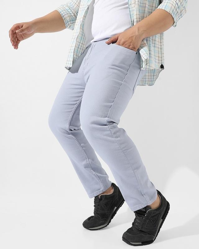men's grey plus size jeans