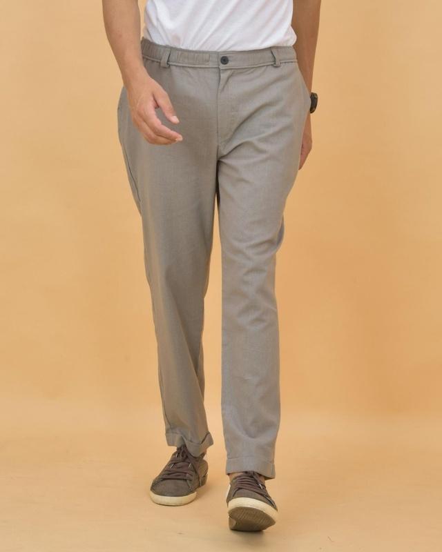 men's grey trousers