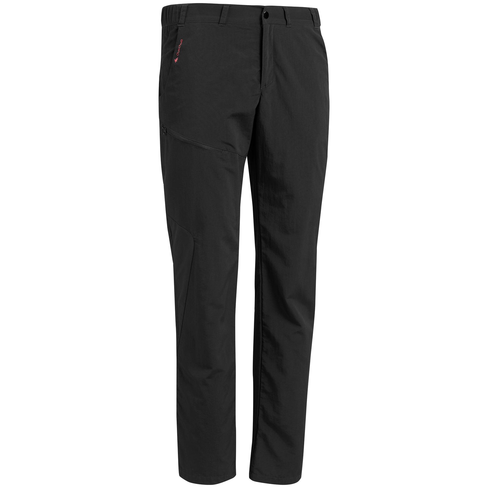 men's hiking pant mh100 black