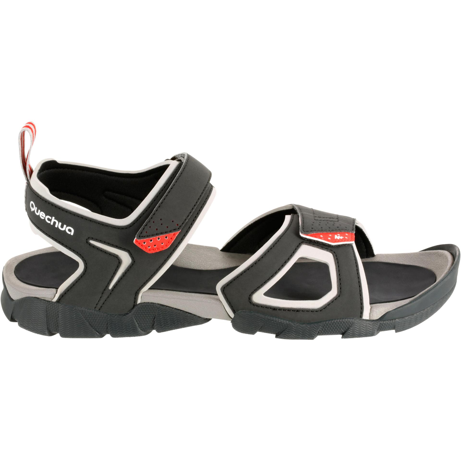 men's hiking sandals nh100 - black