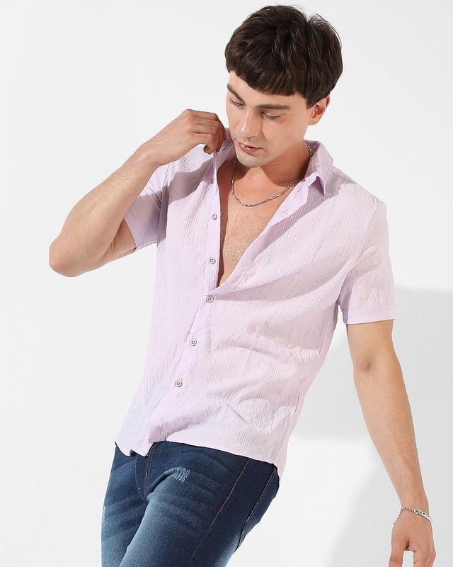 men's lavender shirt