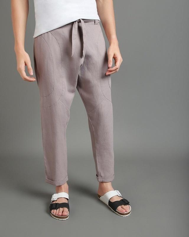 men's mauve hippy pants