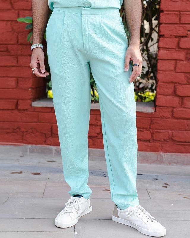 men's mint green casual pants