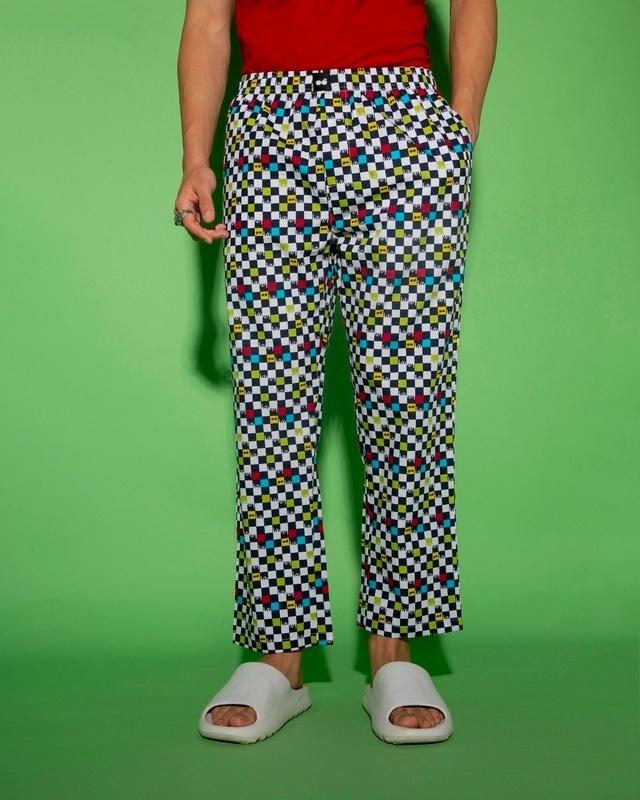 men's multicolor all over printed pyjama