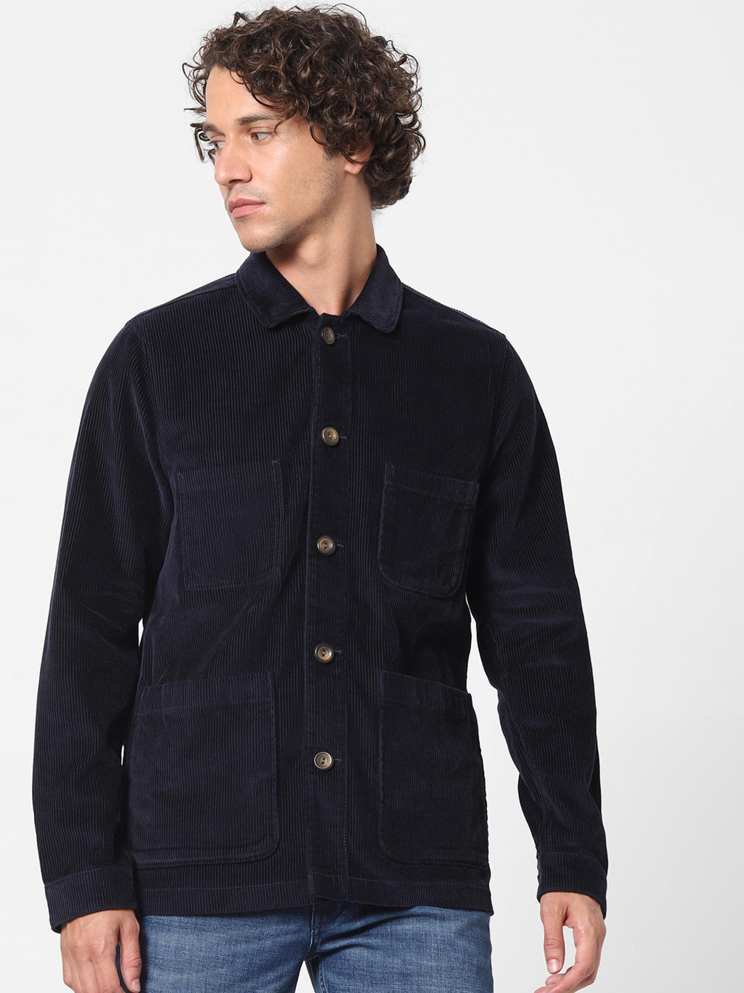 men's navy blue jacket