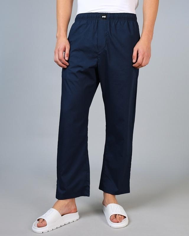 men's navy blue pyjama