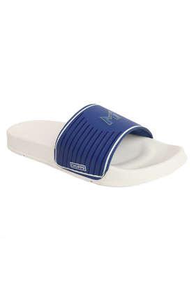 men's official mumbai indians mi printed sliders - multi