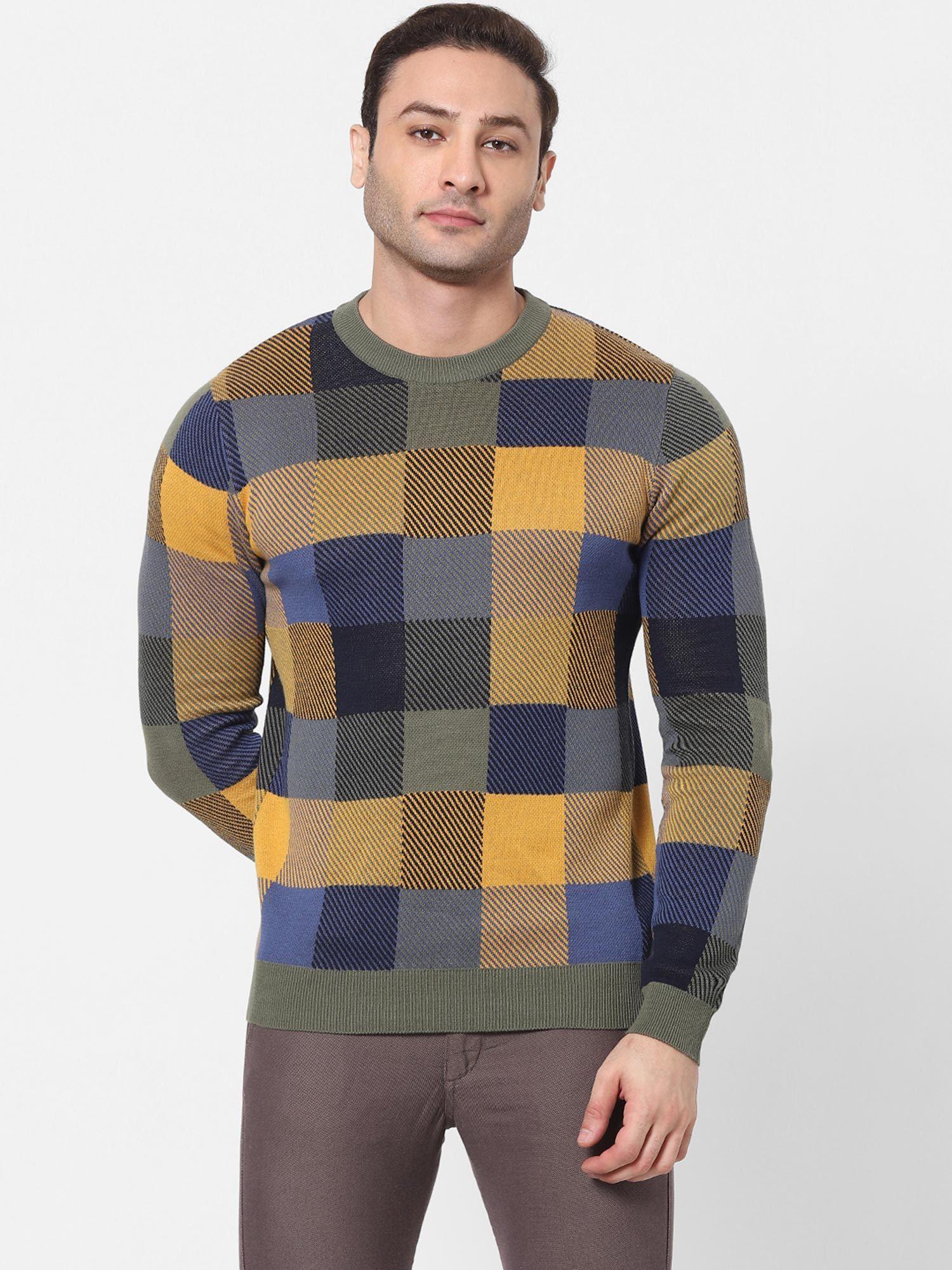 men's olive sweaters