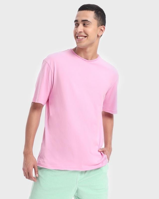 men's pink oversized t-shirt